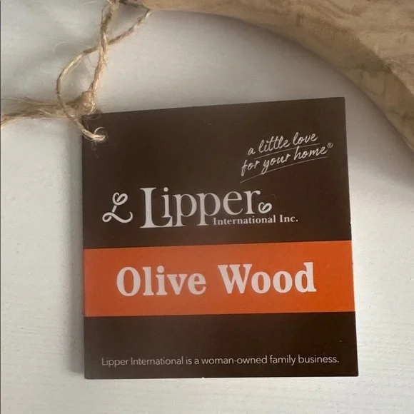 Natural Olive Wood Lipper International Asymmetrical Board NWT - Picture 3 of 4